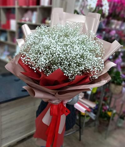 Букет цветов из: Гипсофила в Перлевке