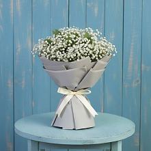 Букет цветов из:  Гипсофила в Перлевке