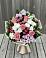 Букет цветов из: Альстромерии, Гвоздики, Розы и Хризантемы в Перлевке