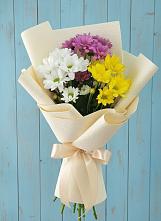 Букет цветов из:  Хризантемы в Перлевке