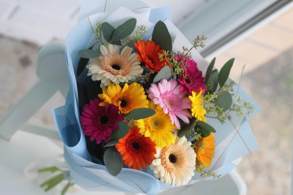 Букет цветов из: Герберы в Перлевке