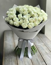 Букет 35 Белых роз в Перлевке