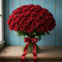 Букет Красные розы Блэк Меджик в Перлевке