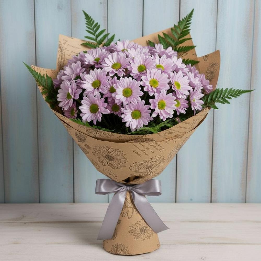 Букет цветов из: Хризантемы в Перлевке
