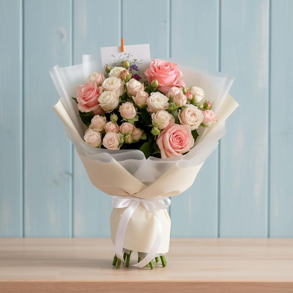 Букет цветов из: Розы в Перлевке