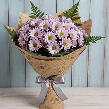 Букет цветов из:  Хризантемы в Перлевке