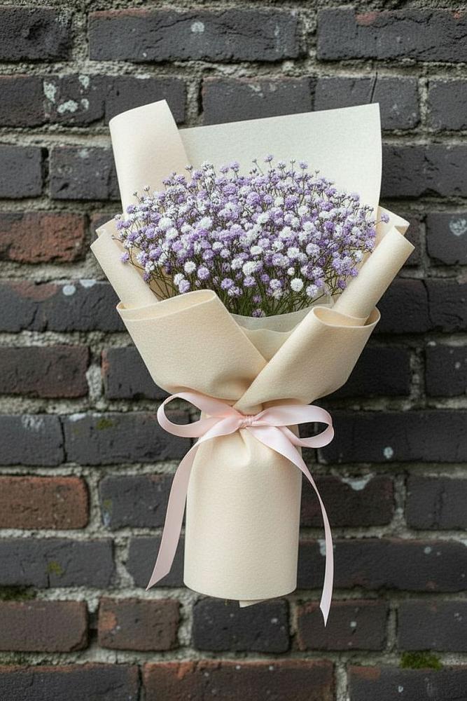 Букет цветов из: Гипсофила в Перлевке