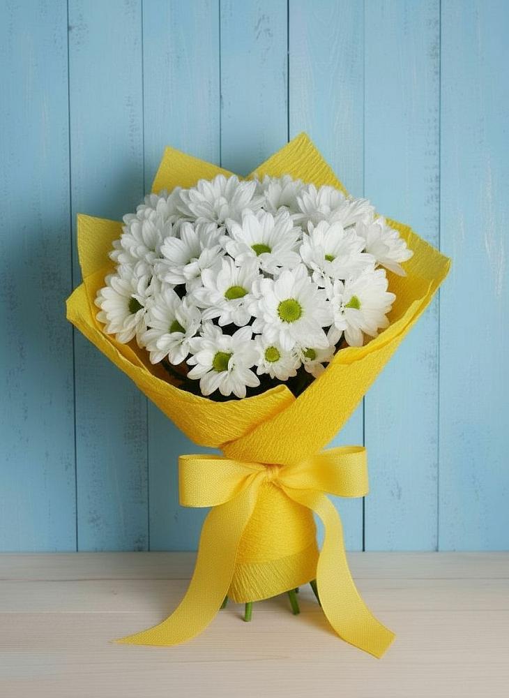 Букет цветов из: Хризантемы в Перлевке