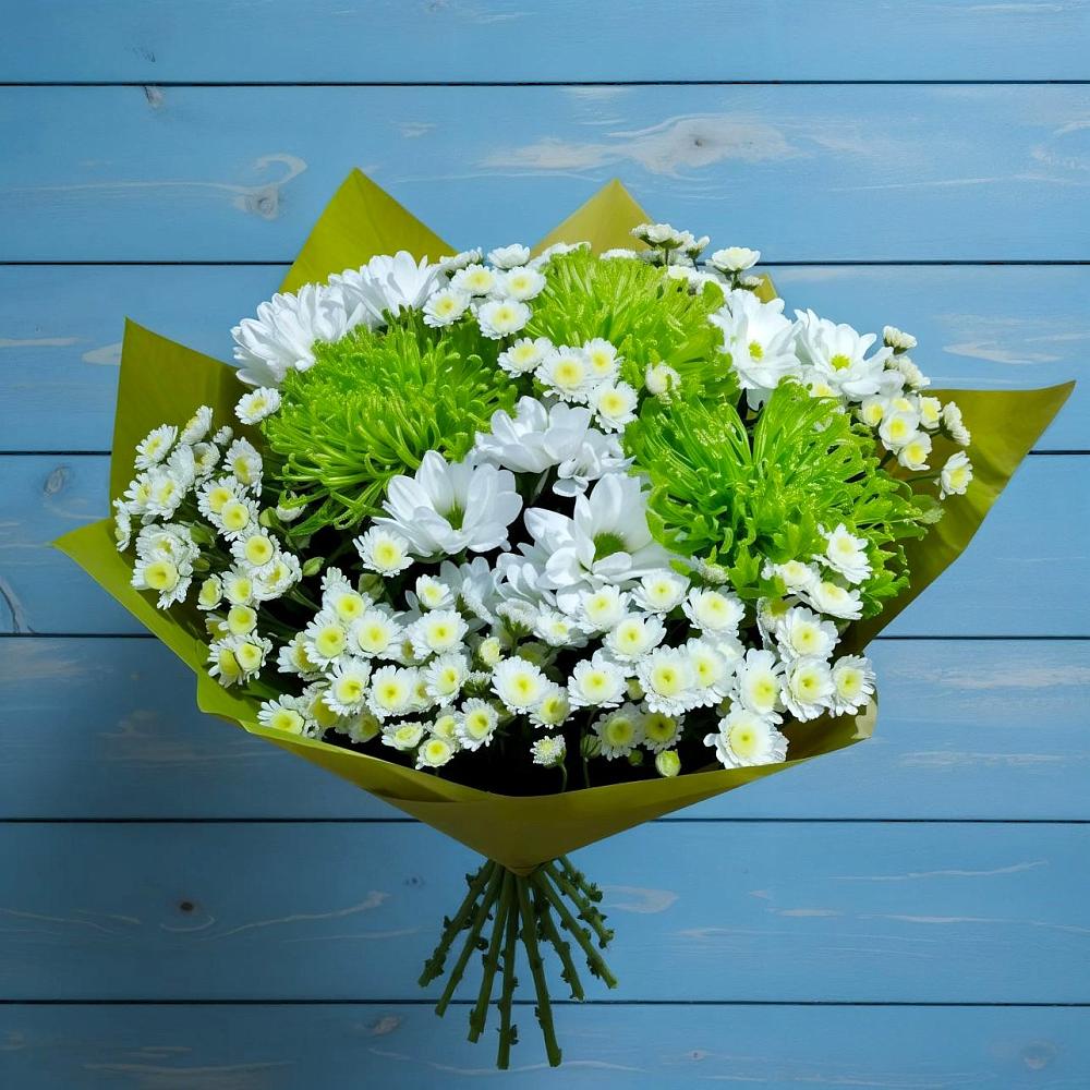 Букет цветов из: Хризантемы в Перлевке