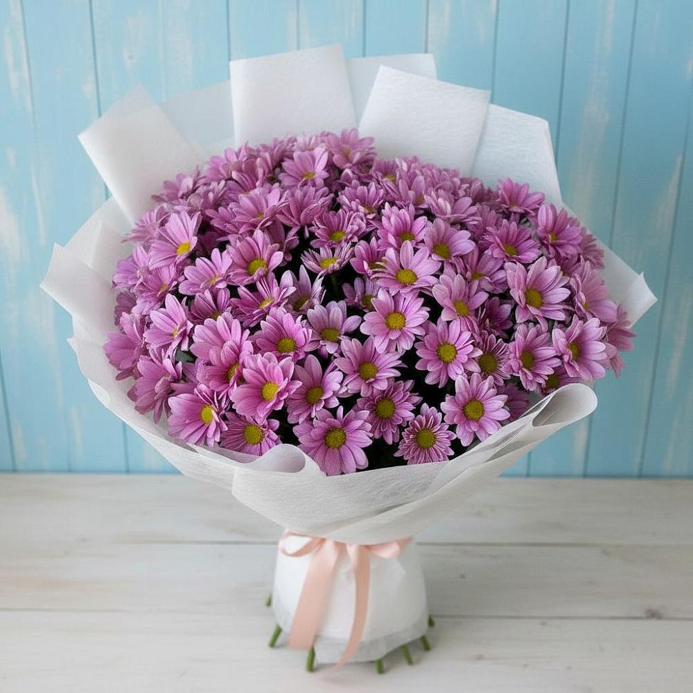 Букет цветов из: Хризантемы в Перлевке