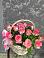 Цветочная композиция из Розы в корзине в Перлевке