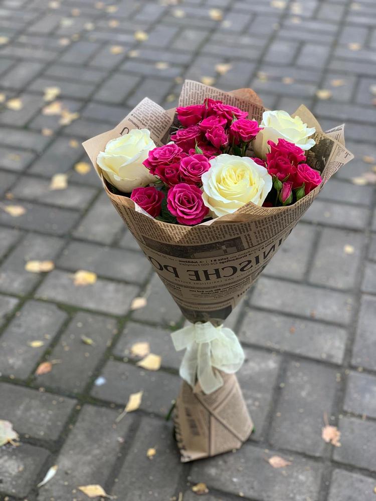 Букет цветов из: Розы в Перлевке