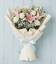 Букет цветов из:  Лилии в Перлевке