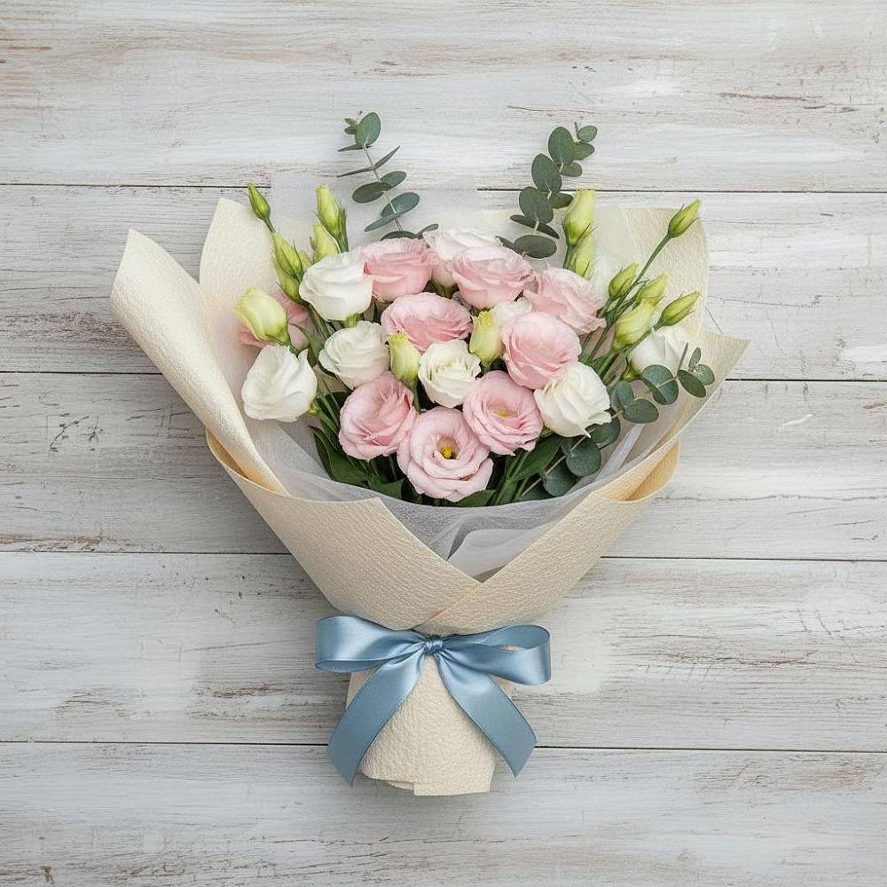 Букет цветов из: Лизиантусы в Перлевке